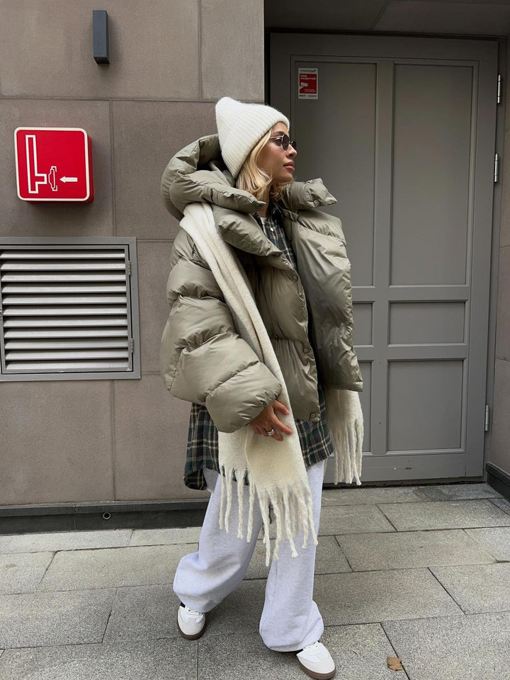 Nylon Women’s Puffer Jacket
