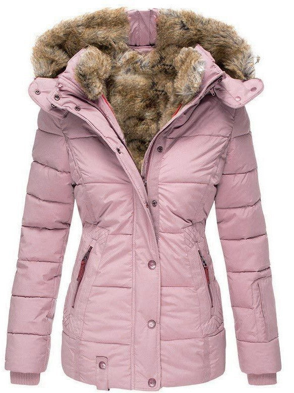 Warm Hooded Utility Parka Jacket