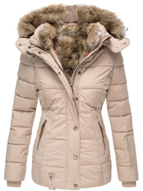 Warm Hooded Utility Parka Jacket