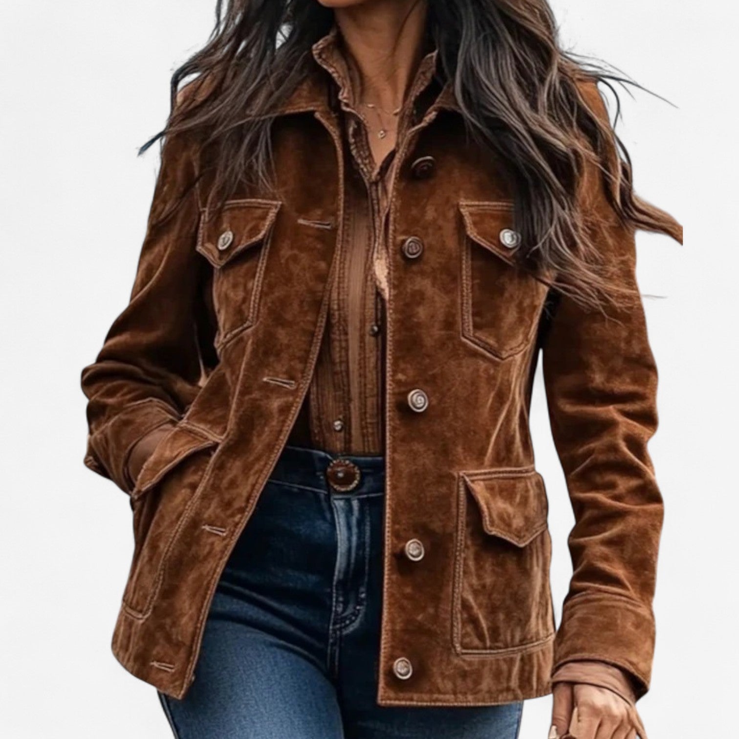 Boho Style Printed Statement Jacket