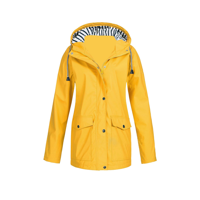 Waterproof Lightweight Hooded Rain Jacket