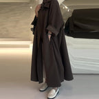 Long Oversized Minimalist Winter Coat