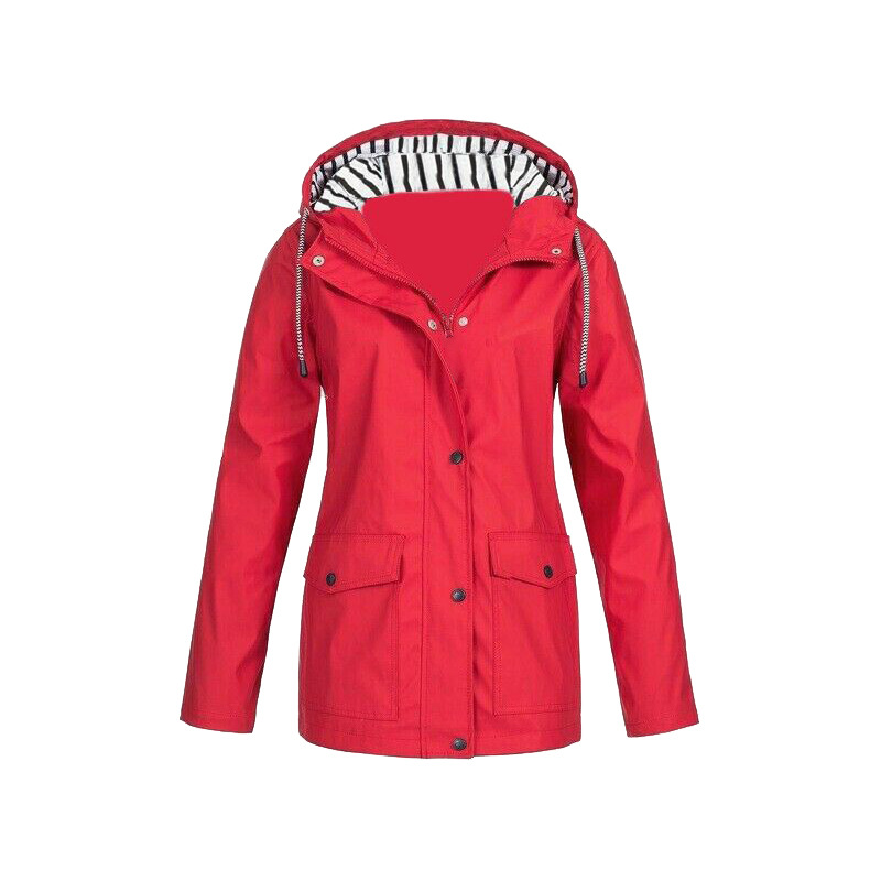 Waterproof Lightweight Hooded Rain Jacket