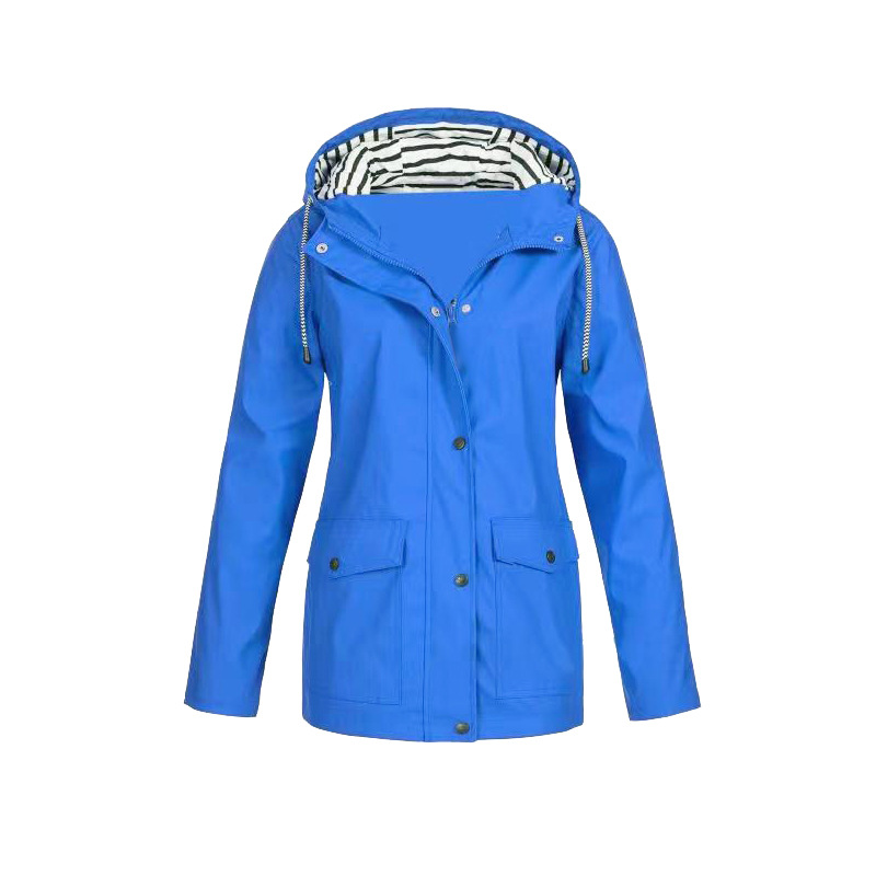 Waterproof Lightweight Hooded Rain Jacket