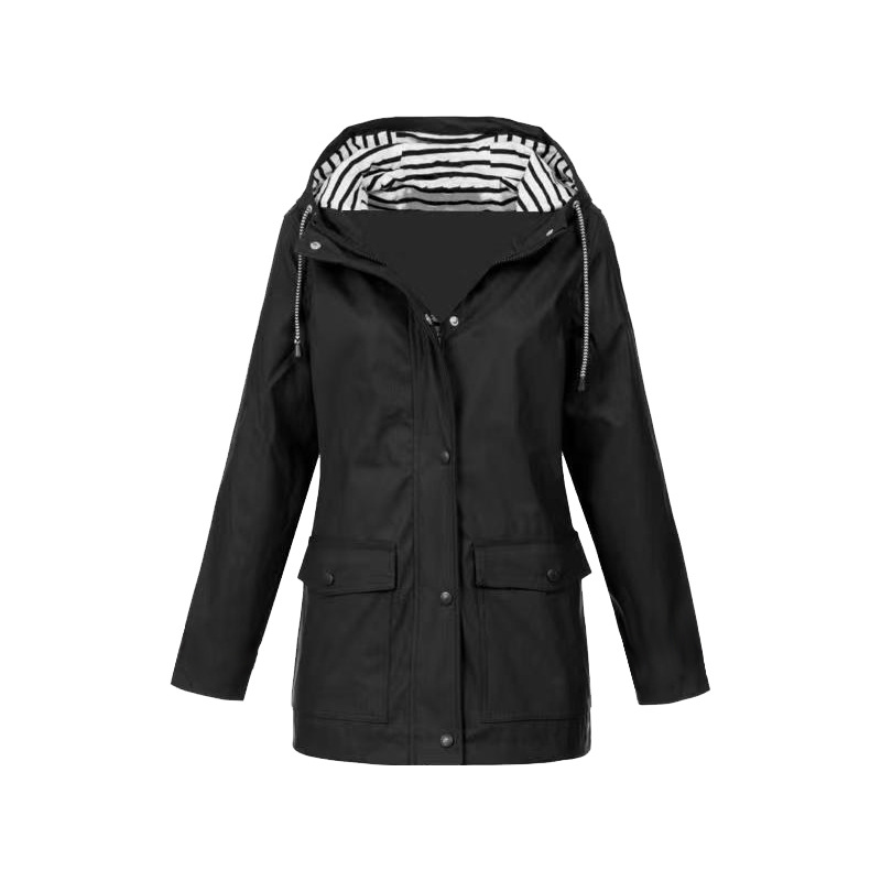 Waterproof Lightweight Hooded Rain Jacket