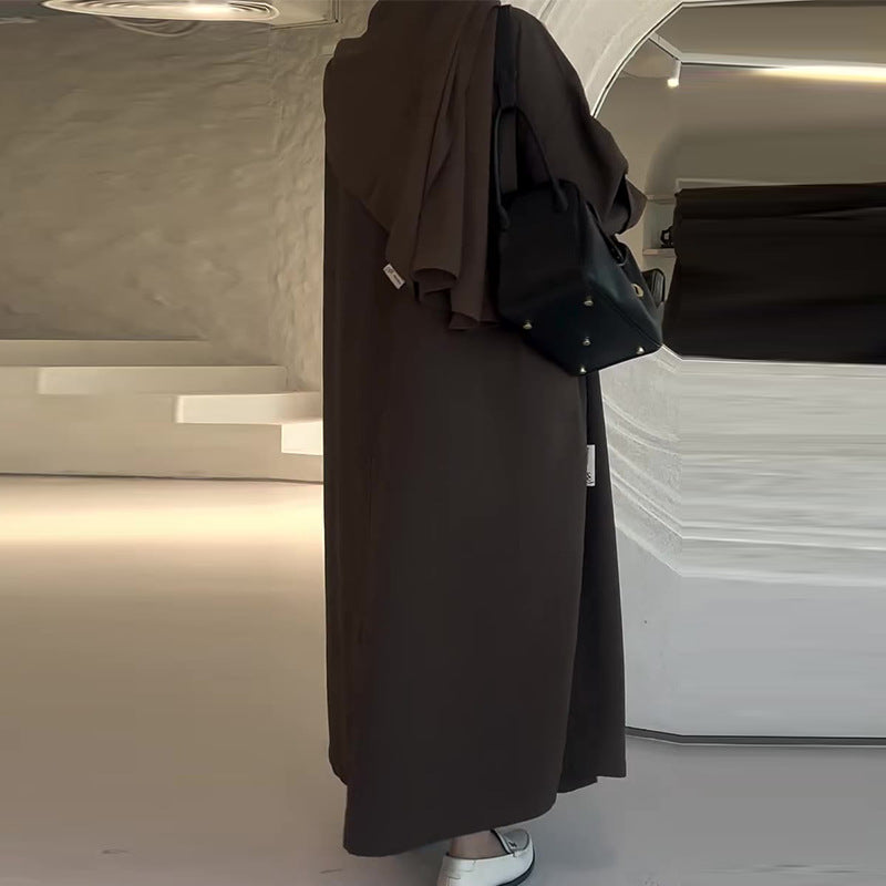 Long Oversized Minimalist Winter Coat