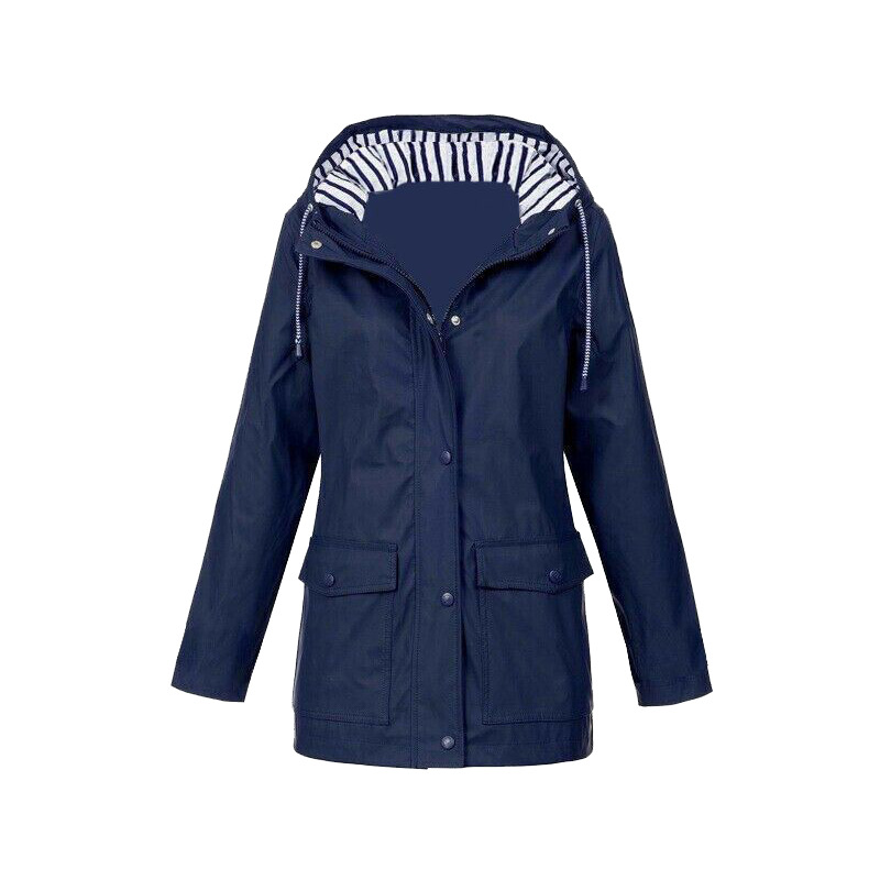 Waterproof Lightweight Hooded Rain Jacket
