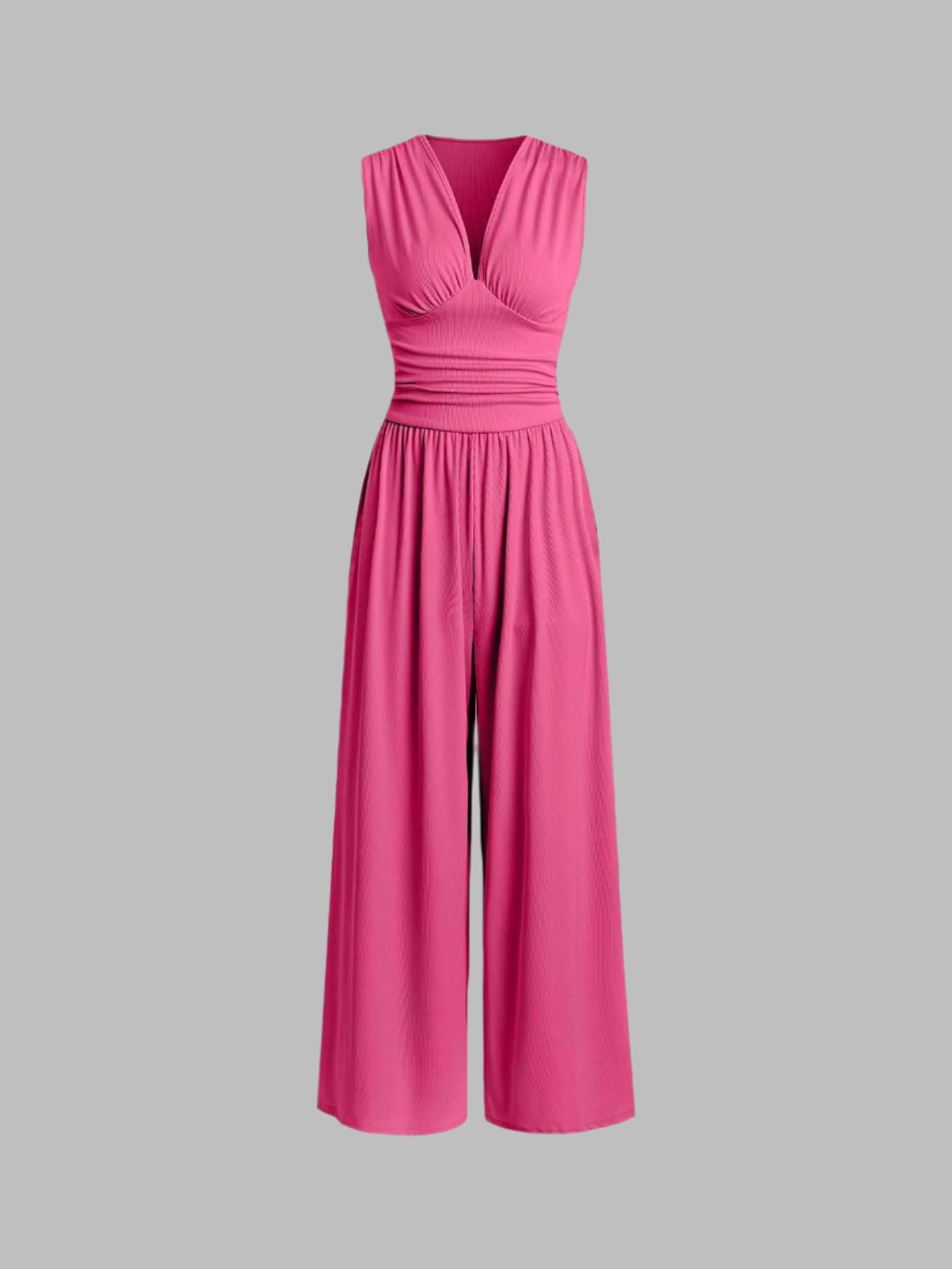 Ladies Tailored Jumpsuit – Sleeveless, Suitable for Casual and Summer Use