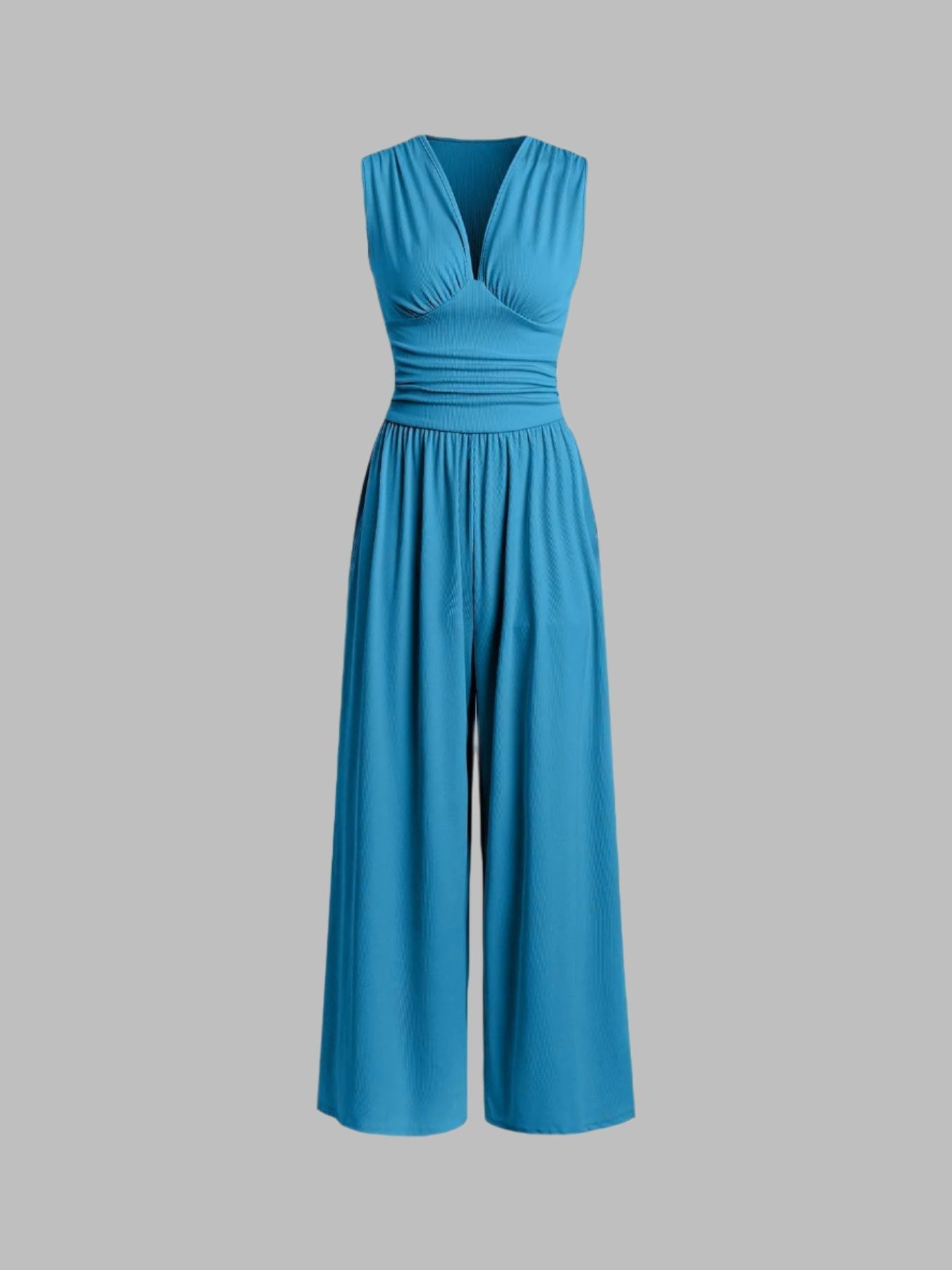 Ladies Tailored Jumpsuit – Sleeveless, Suitable for Casual and Summer Use