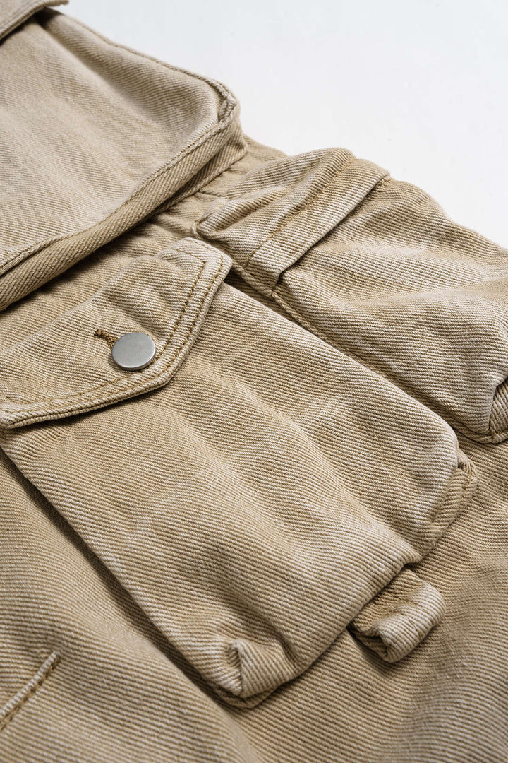 Ombre Denim Cargo Jeans