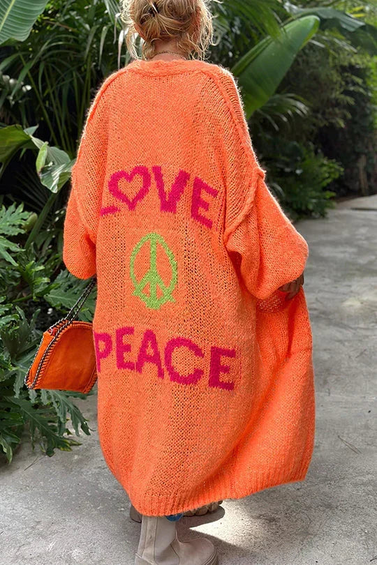 Soft Draped Open Knitted Cardigan