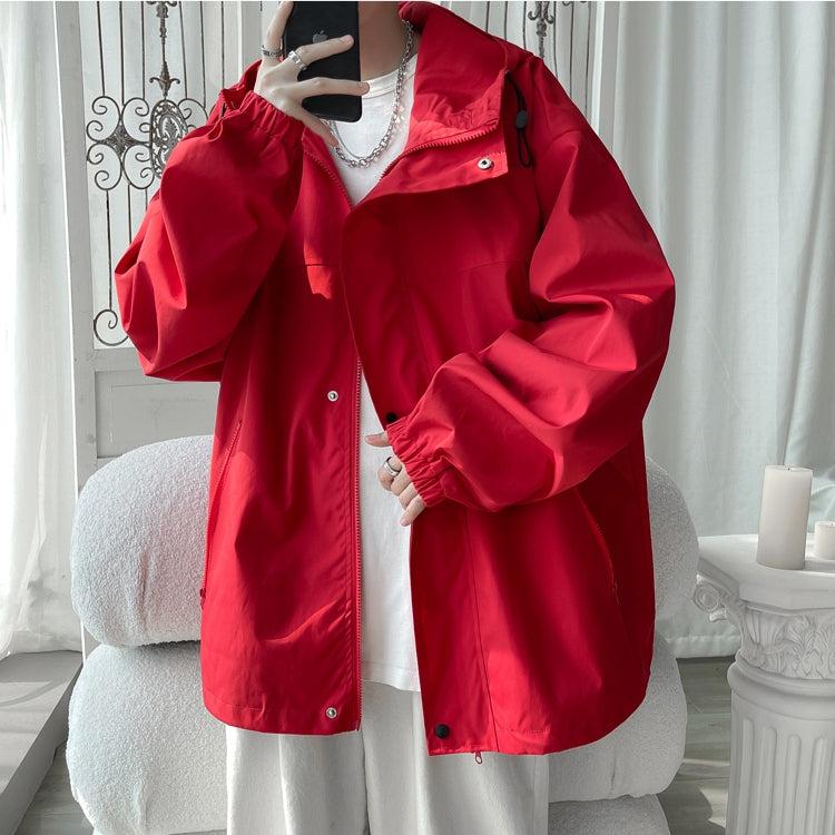 Oversized Windbreaker Jacket