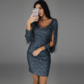 Women’s Blazer Dress – Long Sleeve with Waist Belt