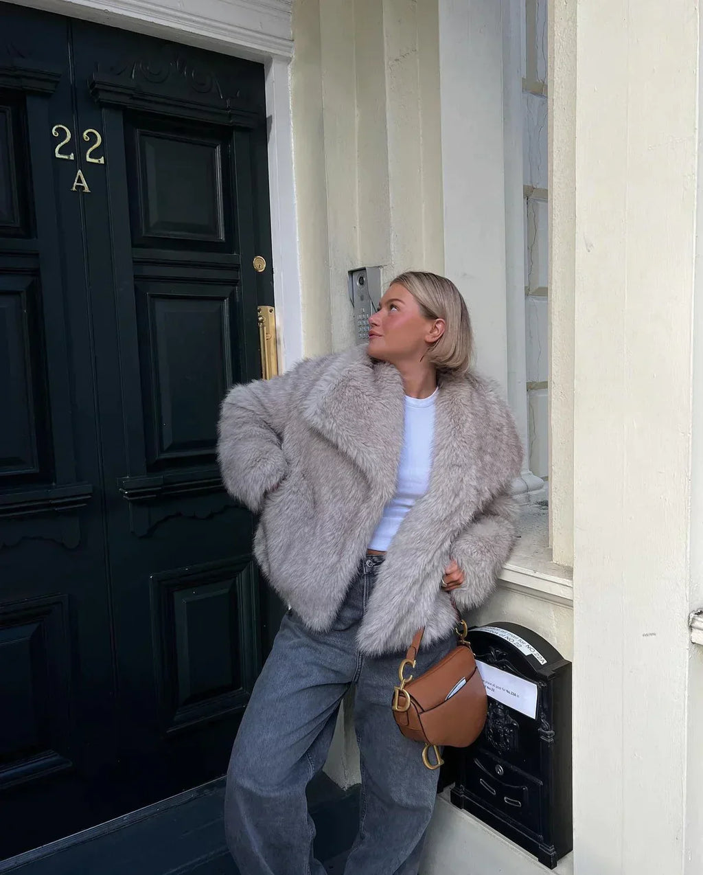 Luxurious Soft Faux Fur Jacket