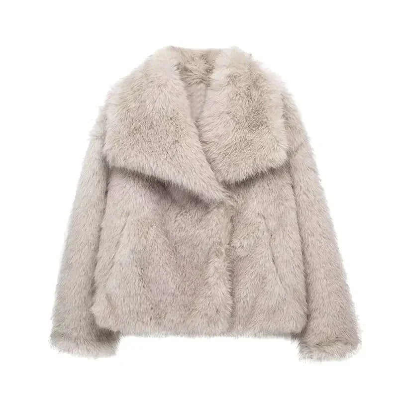 Luxurious Soft Faux Fur Jacket