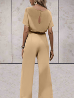 Sleeveless Women's Jumpsuit – Wide-Leg One-Piece