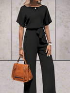 Sleeveless Women's Jumpsuit – Wide-Leg One-Piece