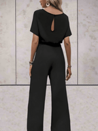 Sleeveless Women's Jumpsuit – Wide-Leg One-Piece