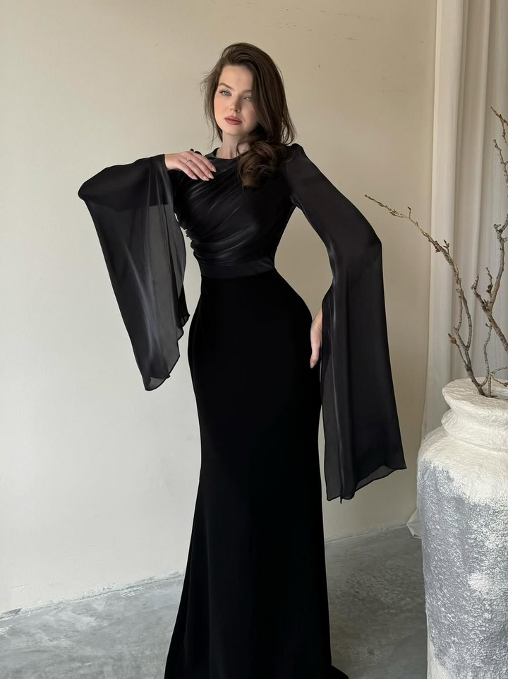 Pleated Maxi Dress