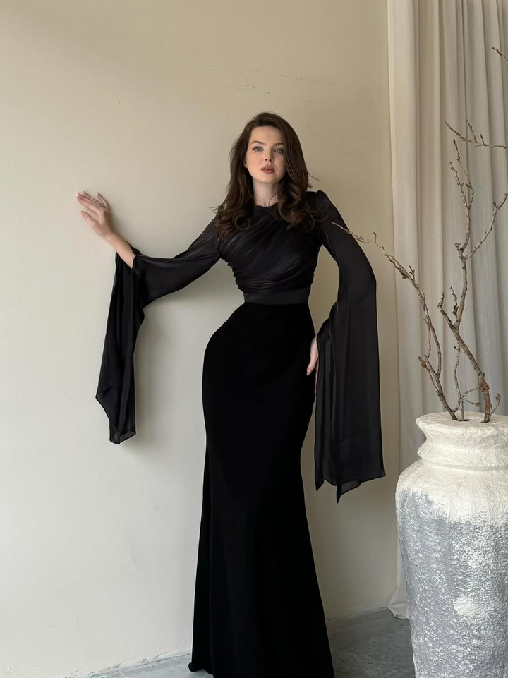 Pleated Maxi Dress