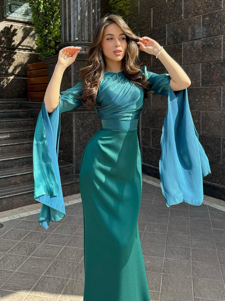 Pleated Maxi Dress