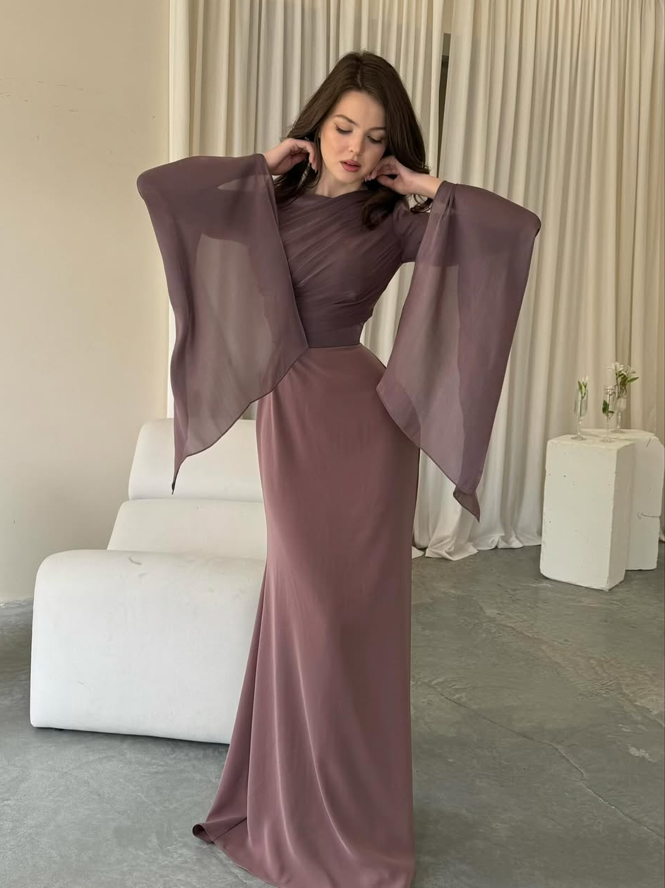 Pleated Maxi Dress