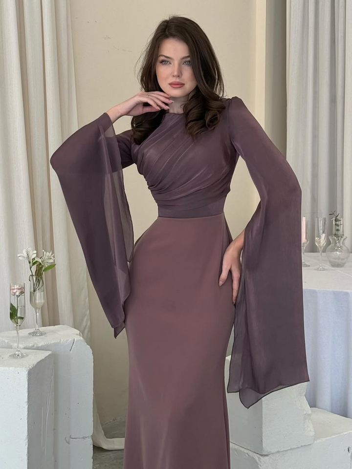 Pleated Maxi Dress