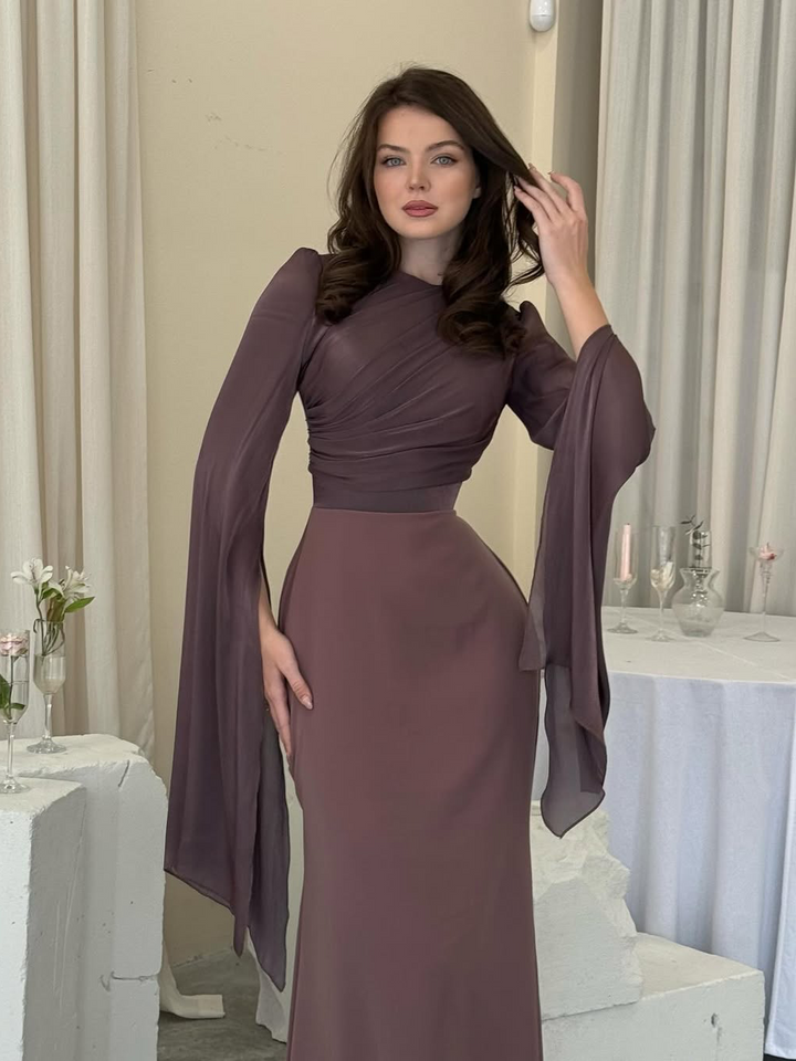 Pleated Maxi Dress