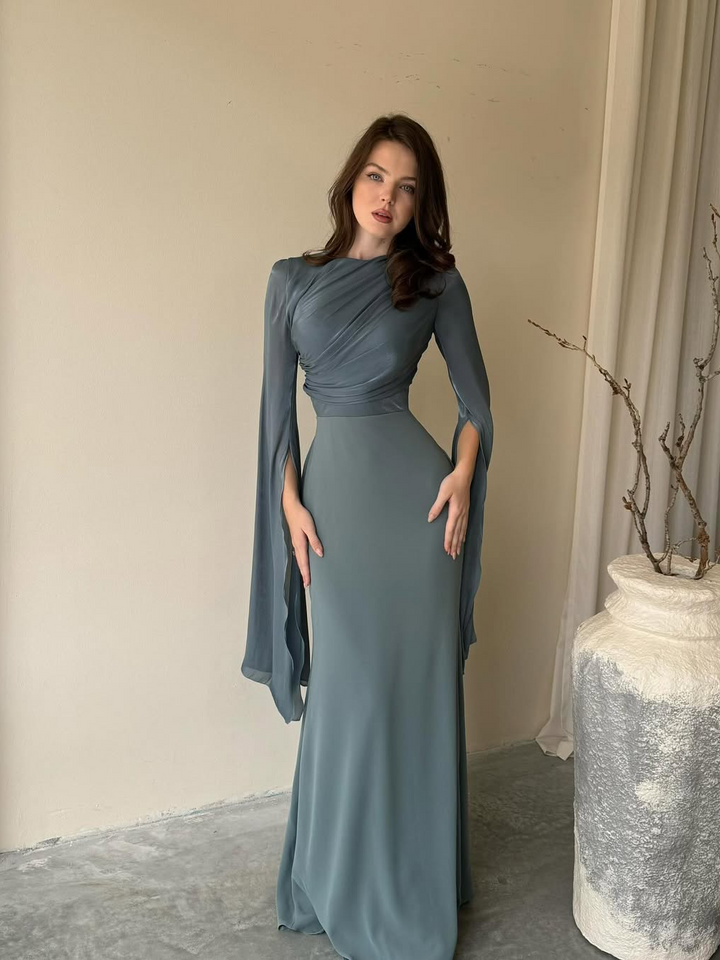 Pleated Maxi Dress
