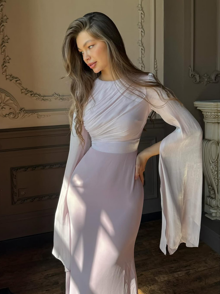 Pleated Maxi Dress