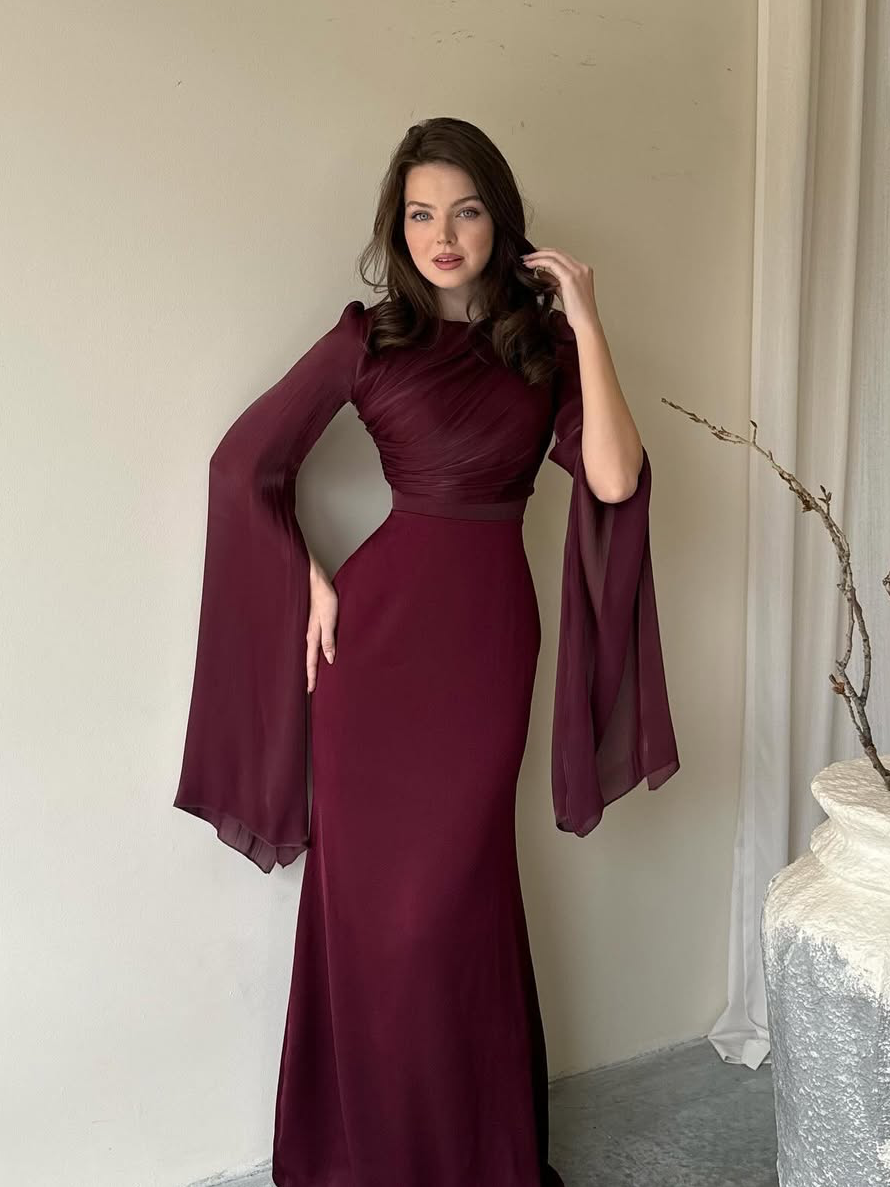 Pleated Maxi Dress