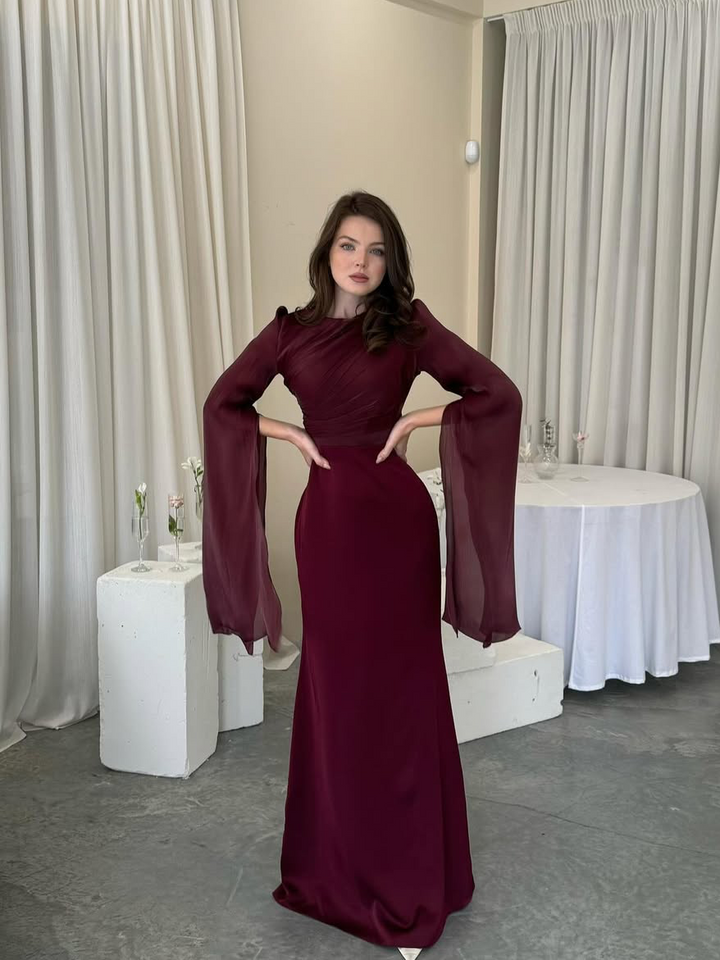 Pleated Maxi Dress