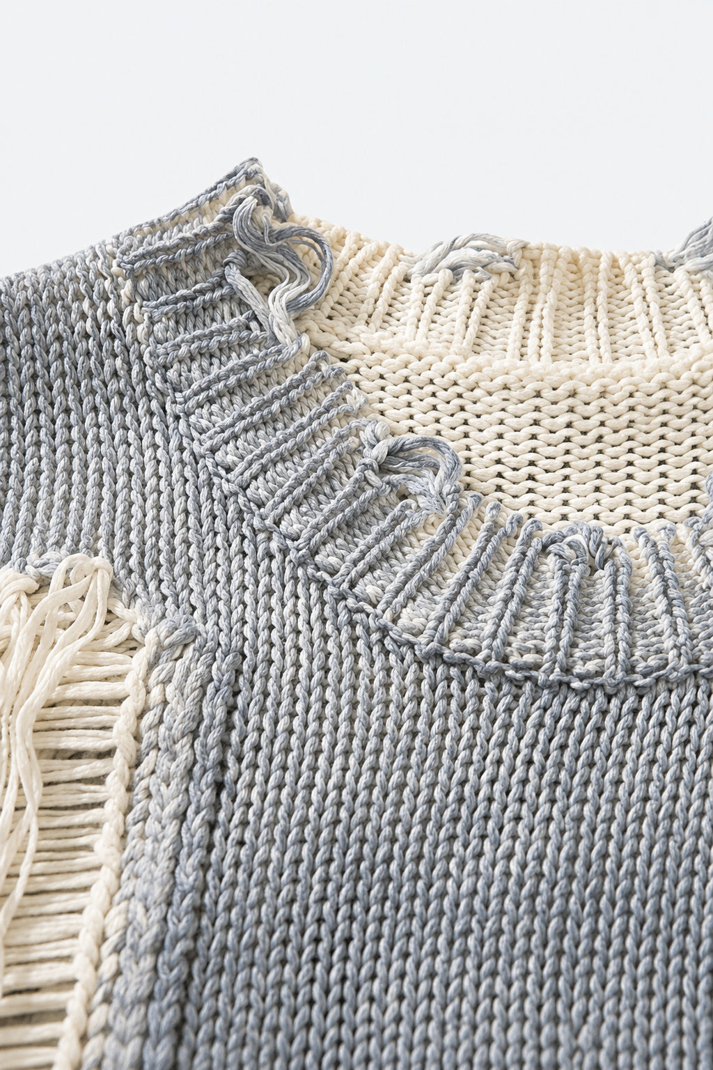 Polyester Acrylic Grunge Sweater