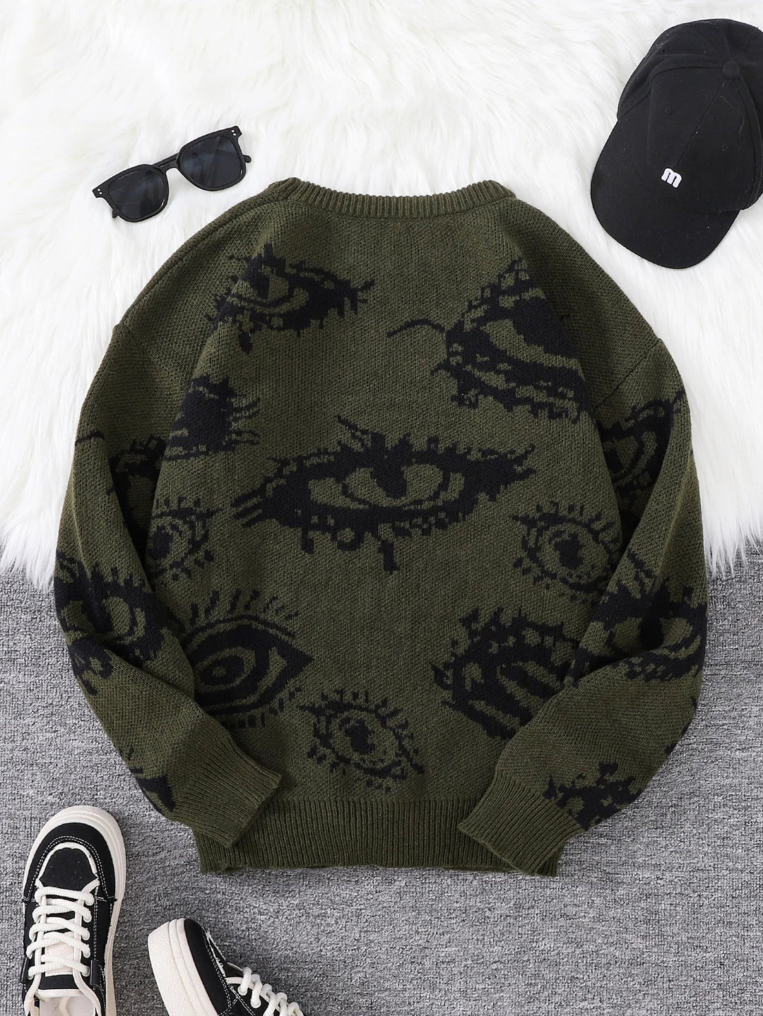 Relaxed Knit Grunge Sweater