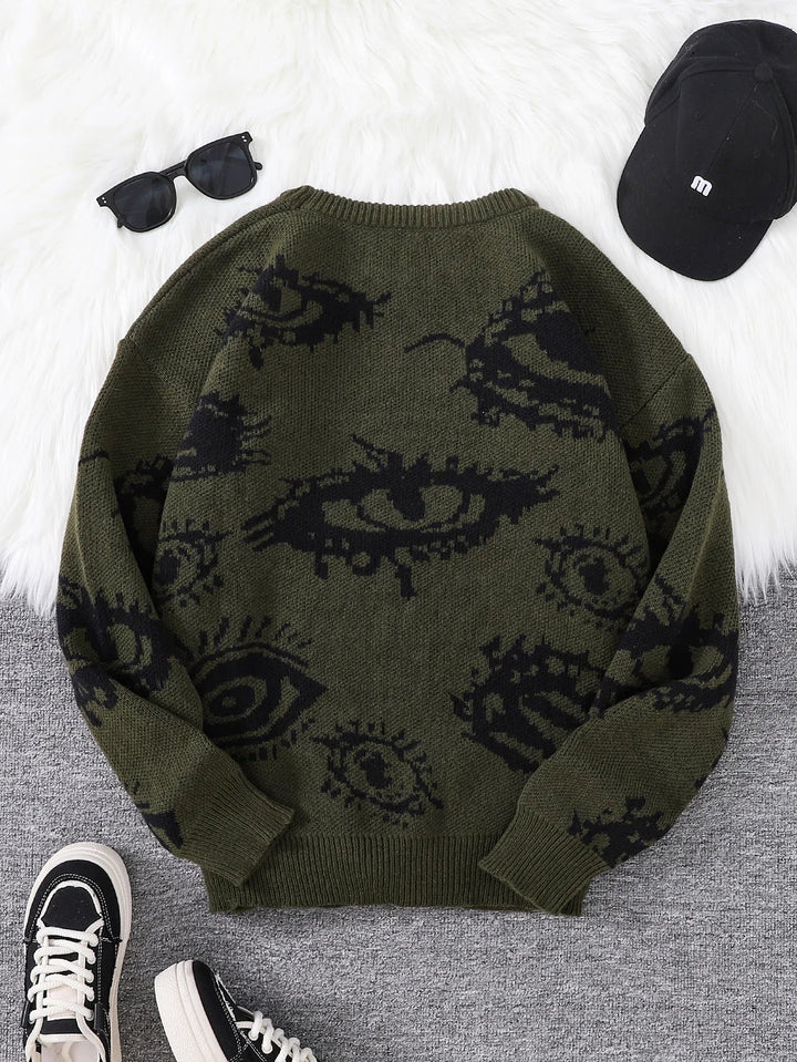 Relaxed Knit Grunge Sweater