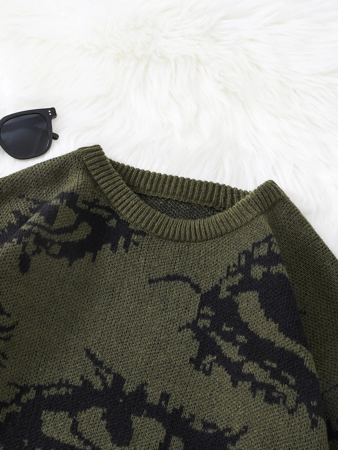 Relaxed Knit Grunge Sweater