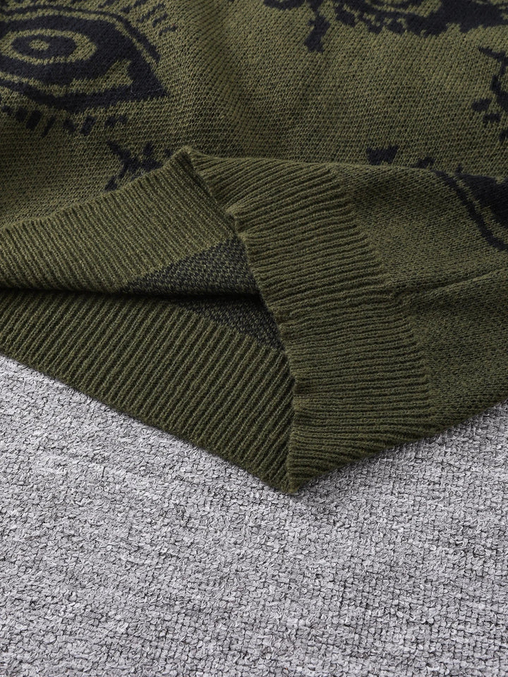 Relaxed Knit Grunge Sweater