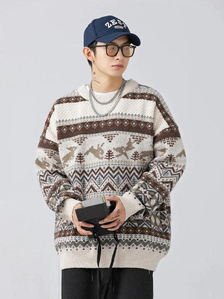 Retro Knit Vintage Sweater