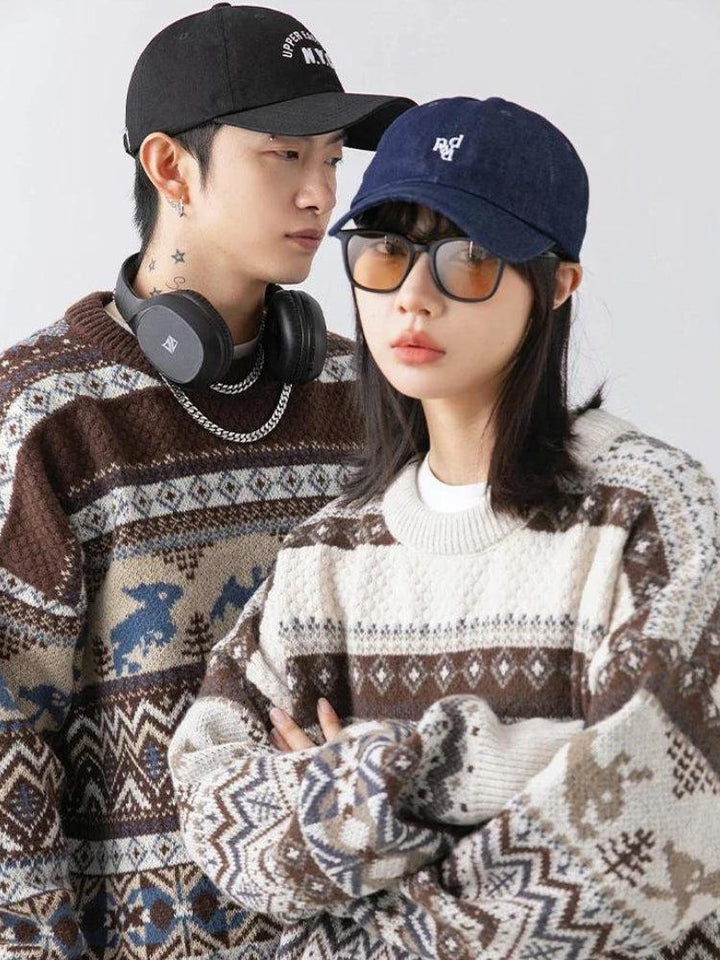 Retro Knit Vintage Sweater