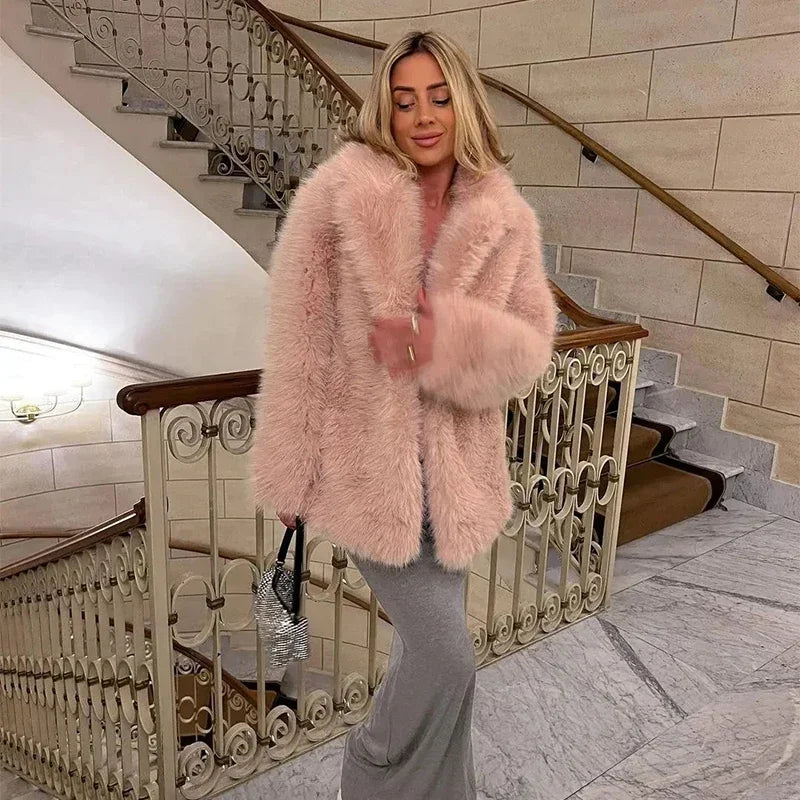 Luxurious Soft Faux-Fur Winter Jacket