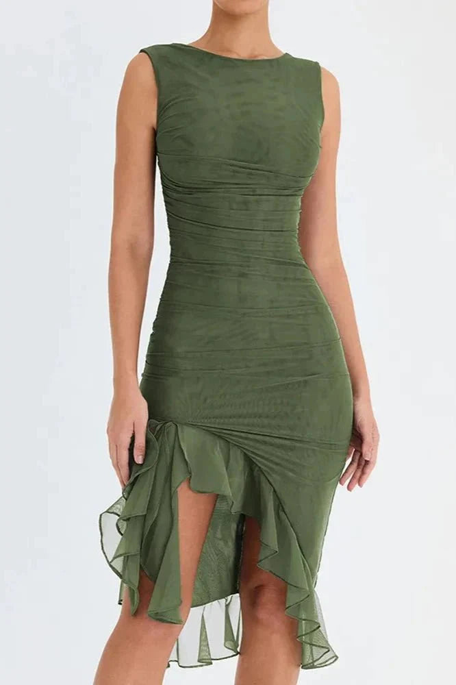 Elegant Midi Dress for Evenings