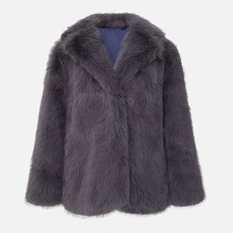 Luxurious Soft Faux-Fur Winter Jacket