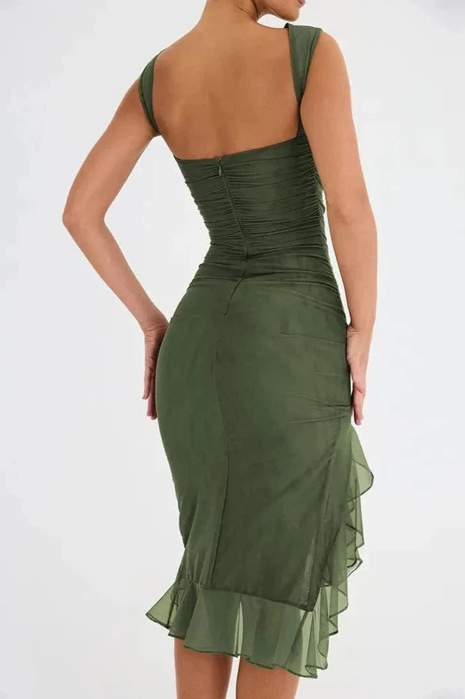 Elegant Midi Dress for Evenings