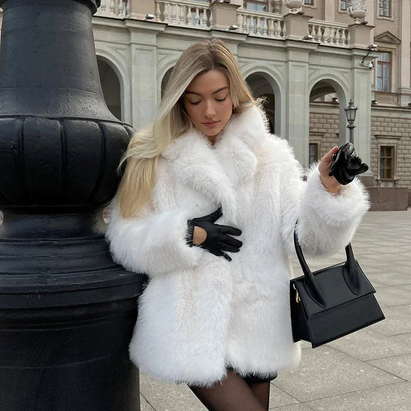 Luxurious Soft Faux-Fur Winter Jacket