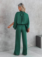 Women's Wide-Leg Halter Neck Jumpsuit