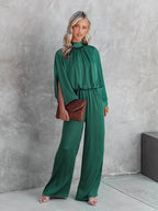 Women's Wide-Leg Halter Neck Jumpsuit