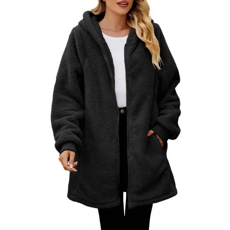 Cozy Hooded Casual Everyday Jacket