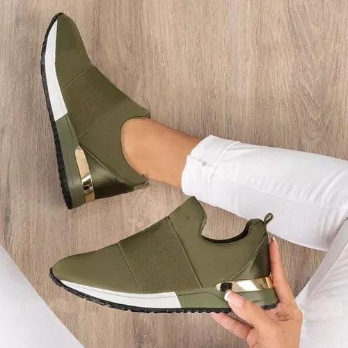 Ladies' Sneakers – Lightweight, Non-slip, Shock-absorbing for Walking & Daily Use