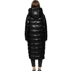 Long Fashionable Padded Down Jacket
