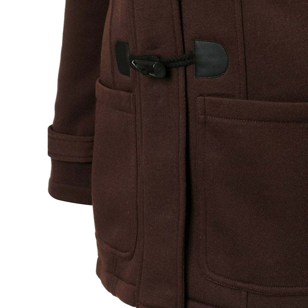 Long Hooded Pocket Winter Coat